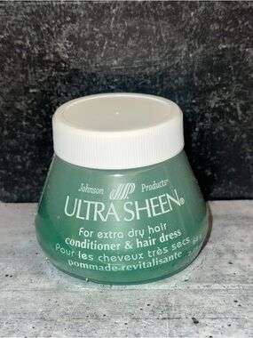 Ultra Sheen Green Hair Dress For Extra Dry Hair 2.25 Oz Travel Size